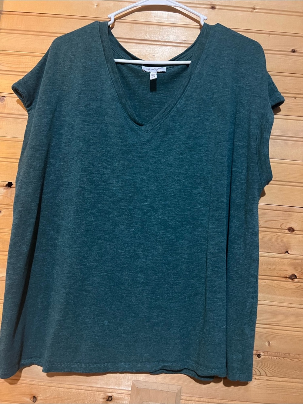 Jessica Simpson Teal V-Neck Tank Top
